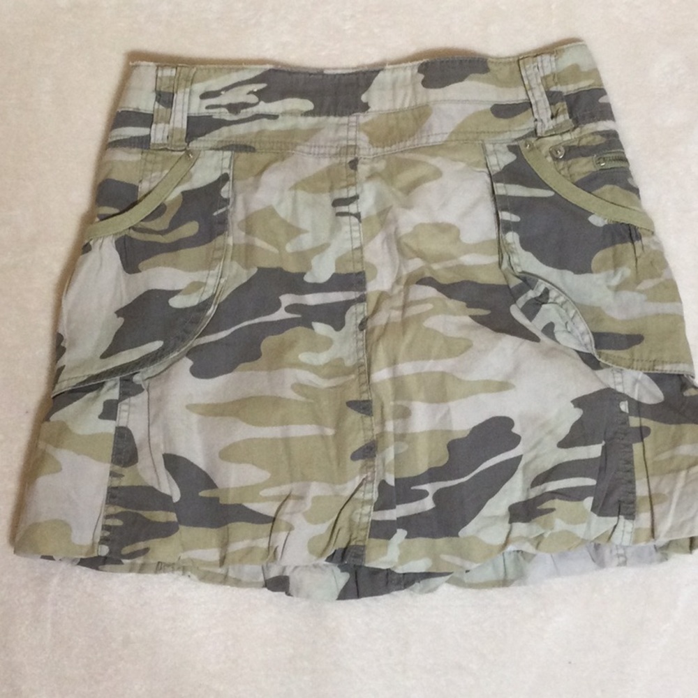 🌟Vintage Camouflage cotton skirt By Hint Jeans - Picture 8 of 16